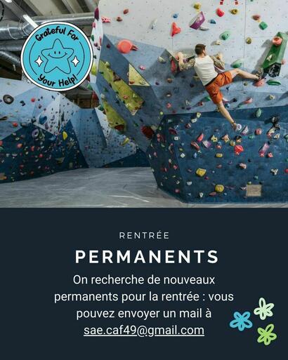 On recherche des permanents On recherche des permanents
